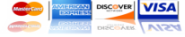 We Accept Visa masterCard Dicover and American Express in San Marcos